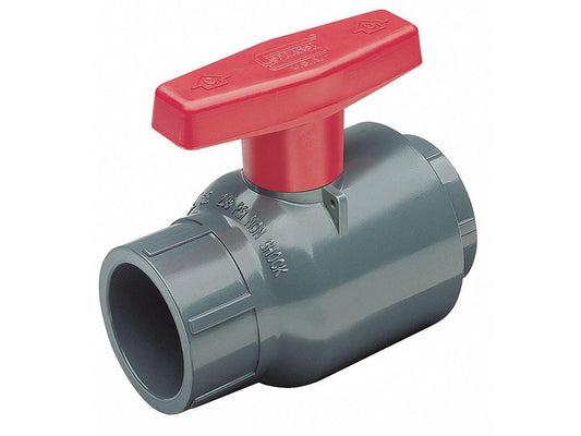 1/2 FNPT PVC Compact Ball Valve Inline SPEARS 2121-005