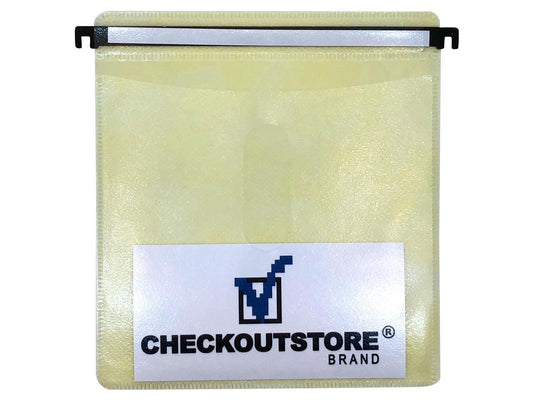 1000 CD Double-sided Refill Plastic Hanging Sleeve Yellow