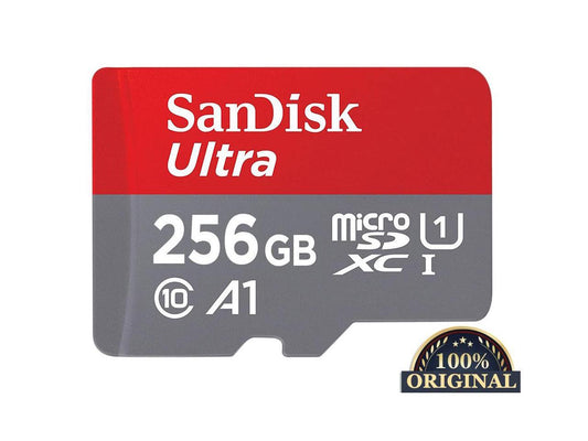 100% Original 256GB SanDisk Micro SD Card with Adapter TF Card Flash Memory Card for Samrt Phone and Table PC Camera Drone