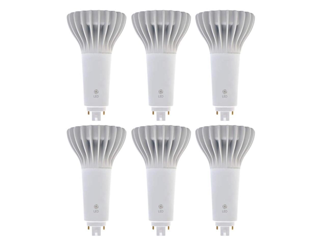 (case of 6) GE 39279 LED plug-in lamp, 18.5 watt, 4 Pin GX24q, 4000K Cool White, Ballast Compatible, LED upgrade for compact fluorescent, LED19GX24Q-V/840, CFL vertical replacement