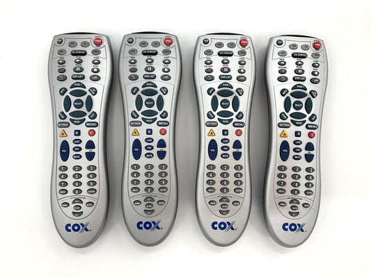 (4 Pack) Replacement Cox Remote Control URC-7820 For HD / DVR / Digital Receivers