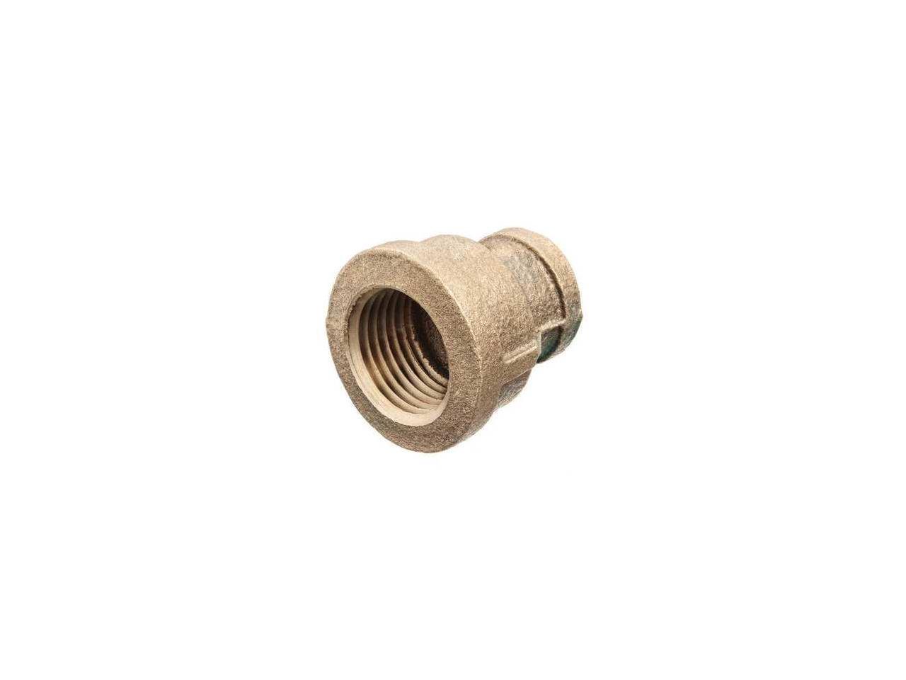 ZORO SELECT ZUSA-PF-10297 Reducing Coupling, Brass, 1 1/2 x 1/2 in