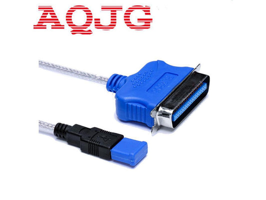 1.8M USB 2.0 To Parallel IEEE 1284 Centronic 25 Pin CN36 Printer Adapter Cable for PC Laptop Desktop Notebook 6FT AQJG